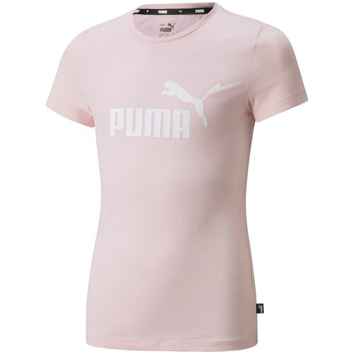 Футболка, PUMA ESS Logo Tee, Женская, размер 104 ; Chalk Pink футболка puma ess logo tee женская размер s chalk pink