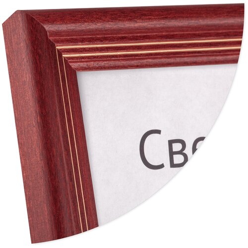 Фоторамка Светосила 21x30 (A4) сосна с20 BUR лак, с пластиком