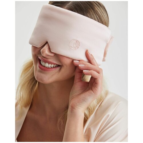 Шелковая маска для сна SELIQUE, мод. Deep Sleep Sunset Pink, 100% шелк