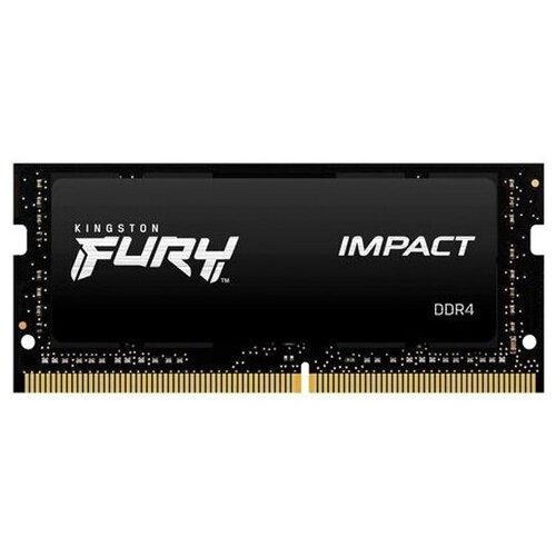 Оперативная память 8Gb Kingston Fury Impact SO-DIMM DDR4 3200MHz KF432S20IB8 416500₽