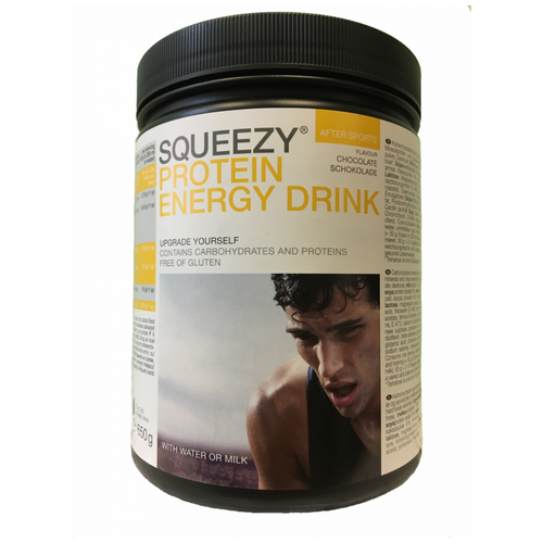 Напиток восстановительный Protein Energy Drink SQUEEZY, 650 г, шоколад