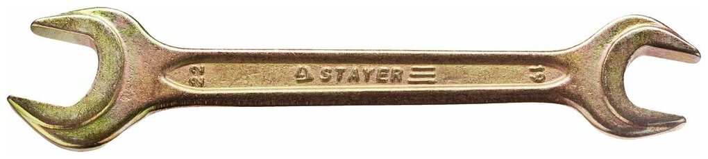 Ключ гаечный рожковый 19х22 мм Stayer MASTER 27038-19-22