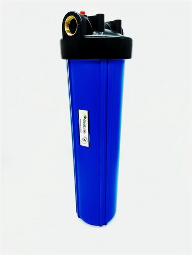 Изображение товара Фильтр магистральный EcoLine ВВ20, 1", латунь, синий, очистка воды от примесей