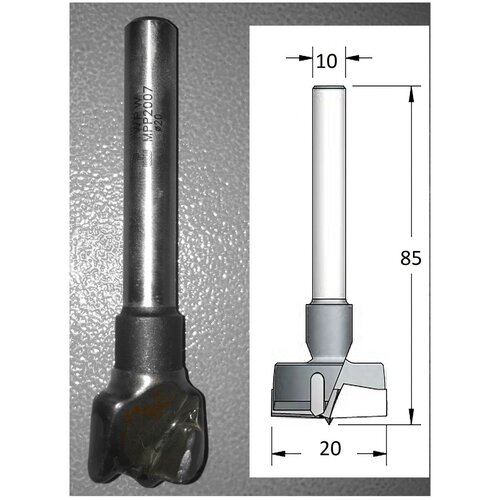 DIMAR Сверло D20 чашечное правое L85 присадка петли мебельной хвостовик 10 WPW MPP2007 dimar сверло d20 чашечное правое l85 присадка петли мебельной хвостовик 10 wpw mpp2007