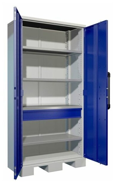 Промет AMH TC-004010 Шкаф (серый полуматовый (RAL 7038) + синий (RAL 5002))