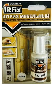 <b>Штрих</b> реставрационный <b>для</b> <b>мебели</b> цвет: Белый <span>подверженных интенсивной эксплуатации. удобен <b>для</b> применения на неровной поверхности и устранении повреждения в труднодоступном месте. преимущества великолепно удаляет виды повреждений: сколы</span>