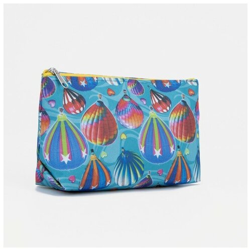 фото Косметичка на молнии, цвет голубой нет бренда