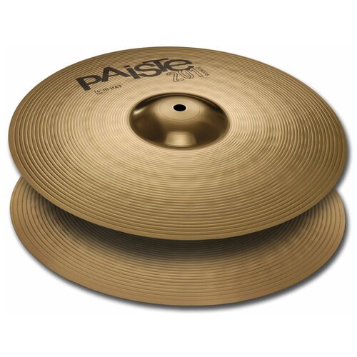 Тарелка для ударной установки Paiste 0000154014 201 Bronze Hi Hat 14 две тарелки 14 paiste 0001704314 pst 7 light hi hat две тарелки 14