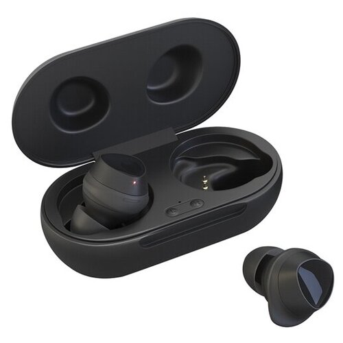 фото Bluetooth наушники вкладыши с микрофоном gal tw-4100, tws, v5, беспроводная мобильная гарнитура, черные