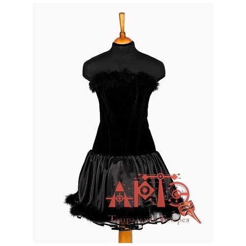 фото Платье корсетное "черная бестия" (цв: черный размер: 40) артэ