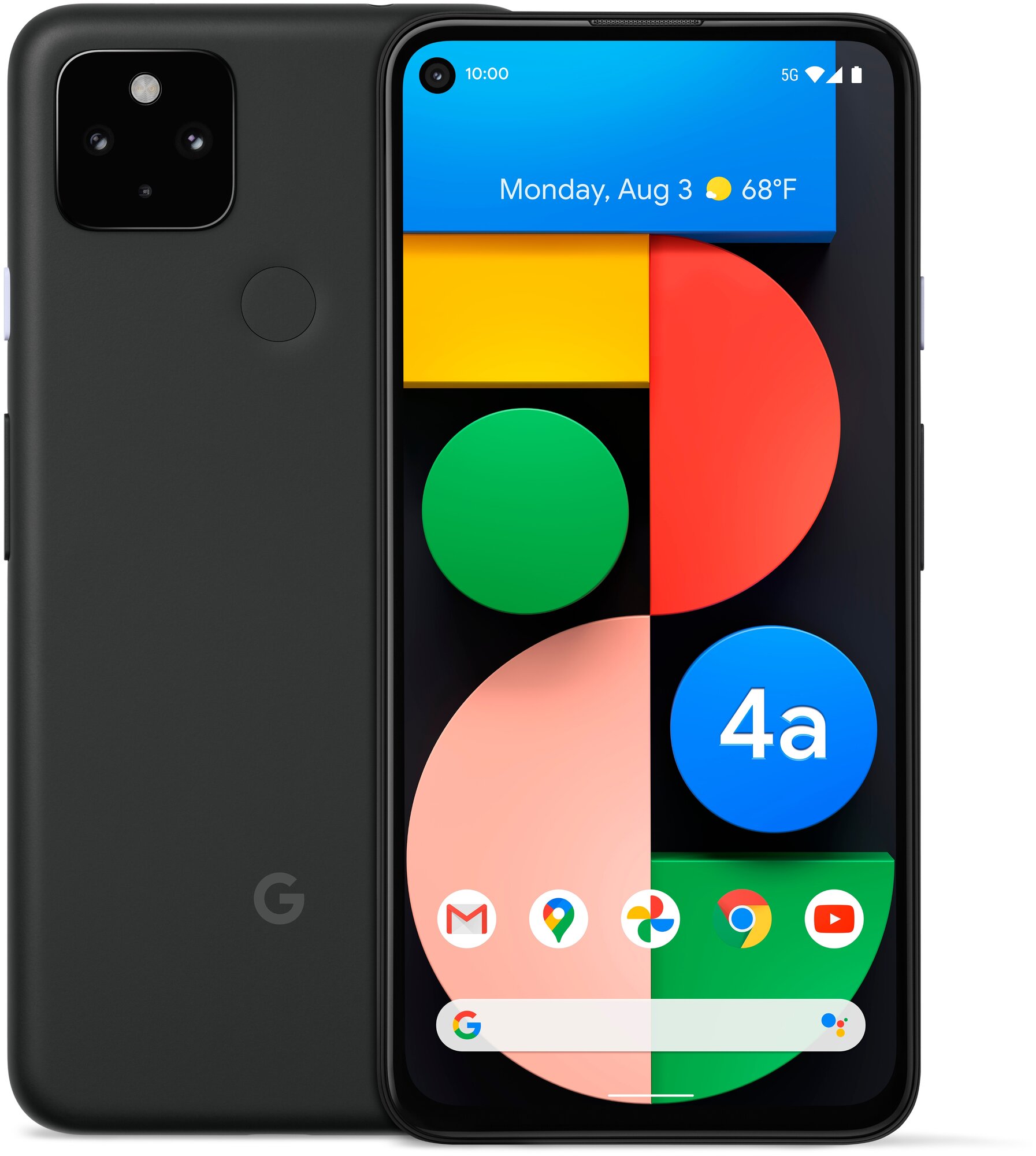 Смартфон Google Pixel 4a 5G 6/128 ГБ, Just black
