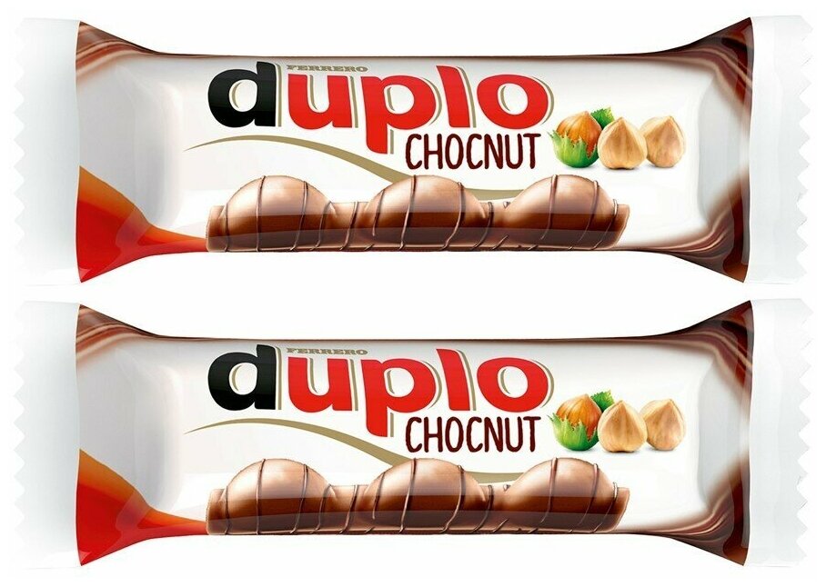 Duplo Chocnut - шоколадный батончик (2 шт. по 26 гр.)