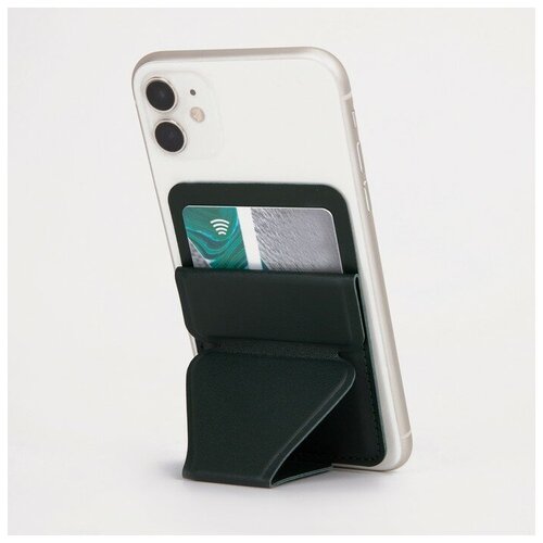 Картхолдер на телефон цвет зелёный 1012₽