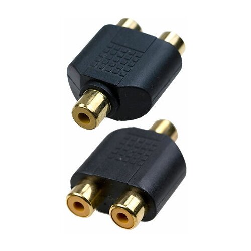 Premier Переходник RCA - 2 x RCA Premier 2-264G Black premier переходник rca 2 x jack3 5 premier 2 227 black