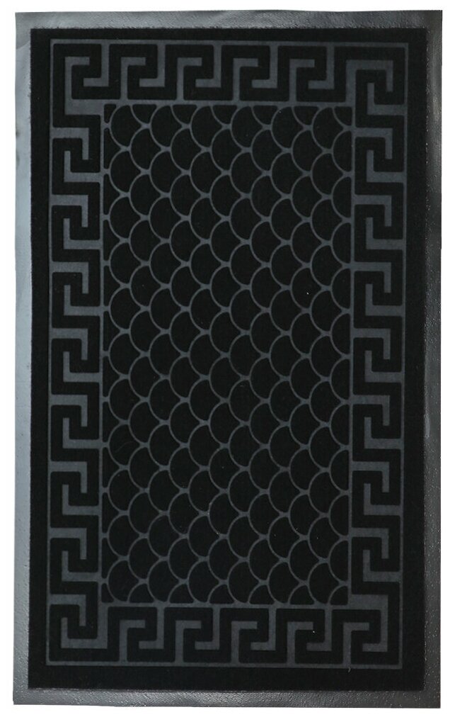 Коврик придверный TAJ-MAHAL 60x90 черный арт. УКП-06-01 - фотография № 1