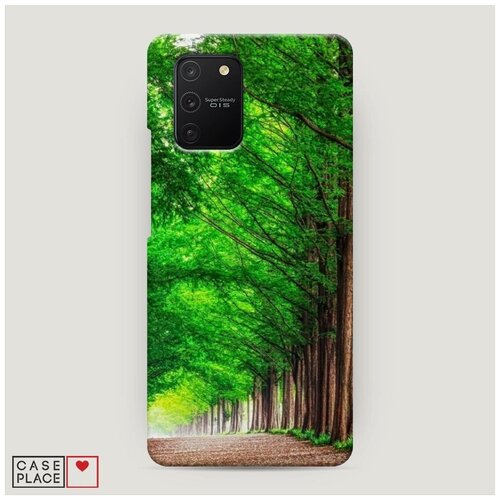 фото Чехол пластиковый samsung galaxy s10 lite лес 4 case place