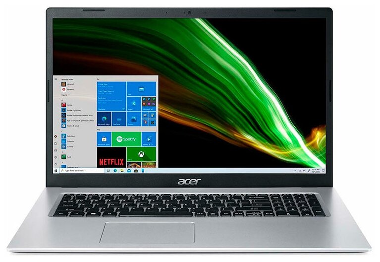 Ноутбук Acer Aspire 3 A317-53-3652 173 FHD IPSCore i3-1115G48GB512GB SSDIris Xe GraphicsWin 11 HomeRUSKBсеребристый NX AD0ER012