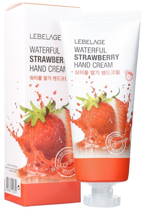 Lebelage Waterful Strawberry Hand Cream Крем для рук с экстрактом клубники, 100 мл