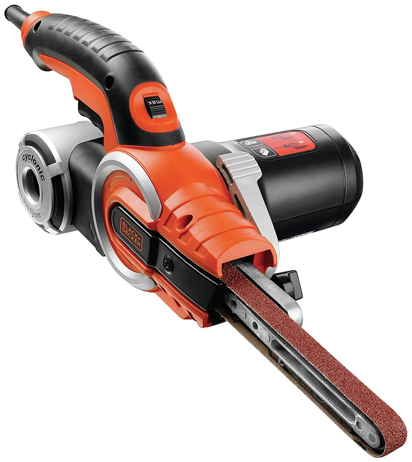 Электронапильник 400 Вт, 13х451 мм, 900-1600 м/мин BLACK+DECKER KA902EK-QS, комплект насадок, пылесюорник