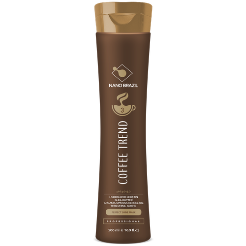 Завершающая маска COFFEE TREND PERFECT SHINE MASK 500 мл набор coffee trend 3 шага