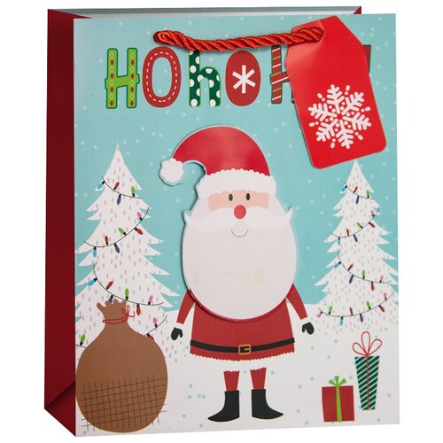 фото Пакет подарочный, дед мороз с подарками, 23*18*10 см, 1 шт. дон баллон