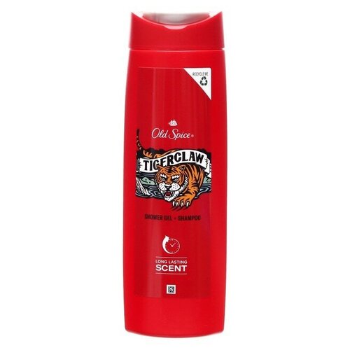 гель для душа шампунь old spice tigerclaw 400 мл Гель для душа + шампунь OLD SPICE Tigerclaw, 400 мл