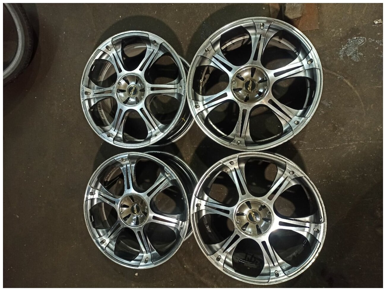 Колесные диски Kosei 8.5xR19/5x112 72.6 Антрацитовый с полированной лицевой поверхностью