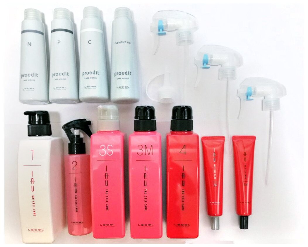 Lebel Cosmetics СПА-программа "Абсолютное Счастье для волос" Infinity Aurum Salon Care (11 компонентов), 3500 г, 7000 мл, бутылка