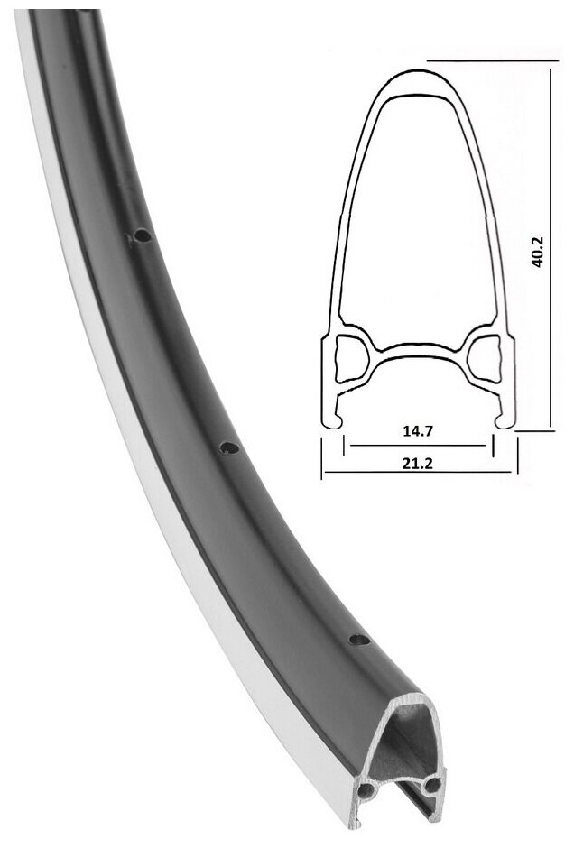 Stels Обод 28ʺ XD-40 24H, цвет Черный