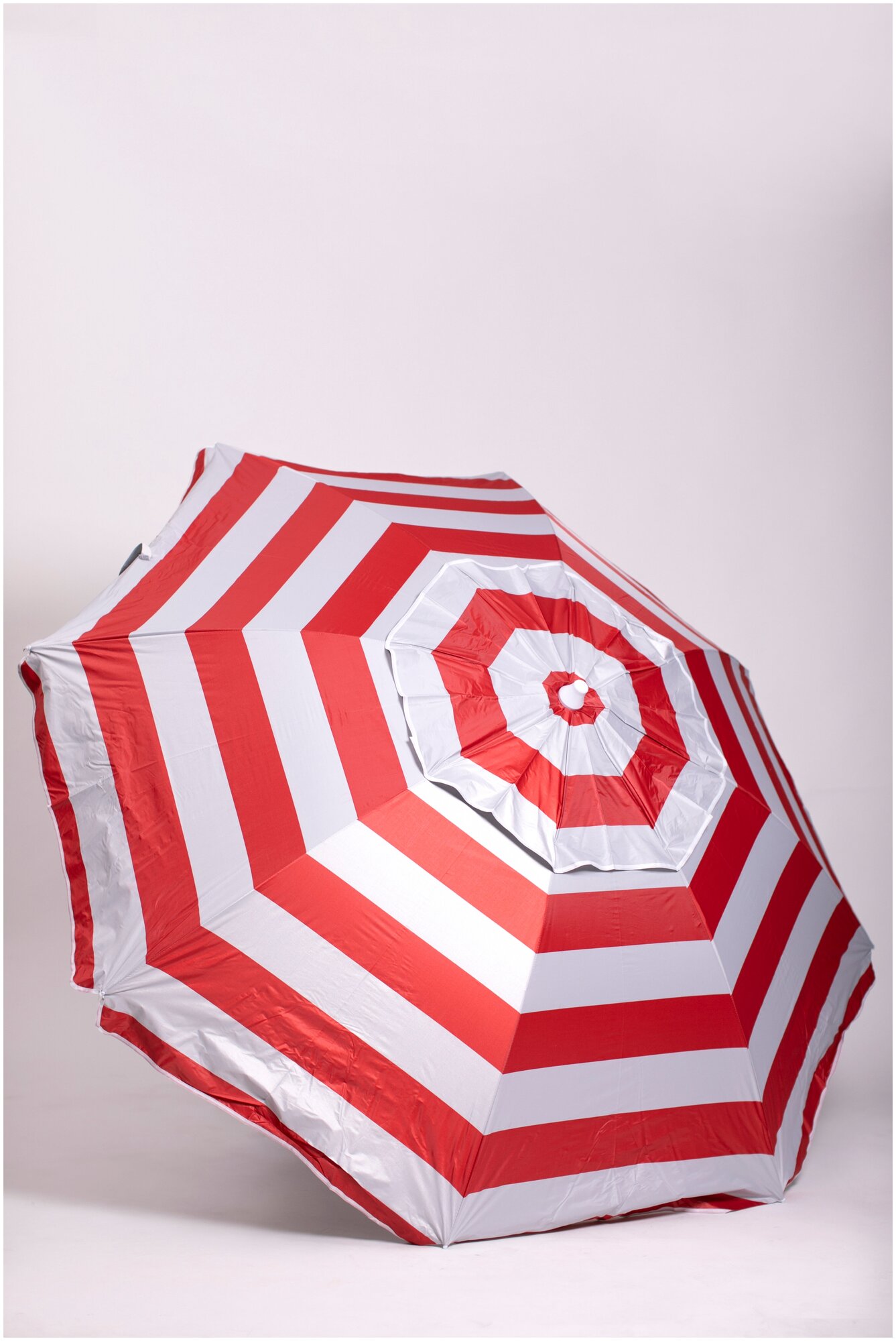 Зонт пляжный, солнцезащитный 2.2 м 8 спиц, . ткань-плащевка. с клапаном. - фотография № 3