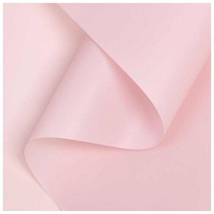 Пленка матовая, розовая, 0,58 х 10 м - фотография № 1