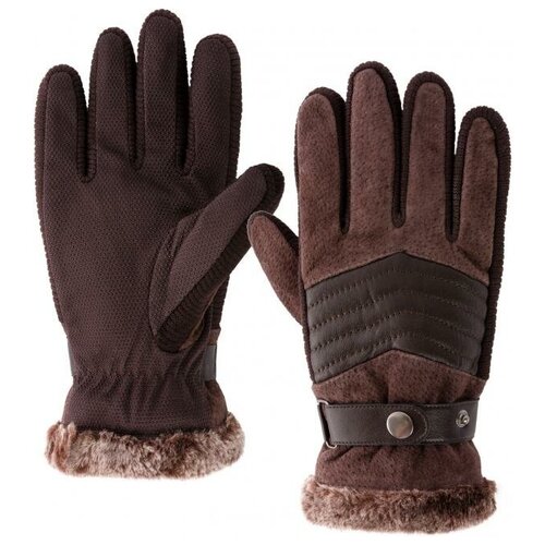 фото Мужские перчатки для сенсорных экранов gsmin wg1 с противоскользящим слоем (светло-коричневый)