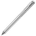 Стилус универсальный + ручка ACPCL-01 Baseus серебро - изображение
