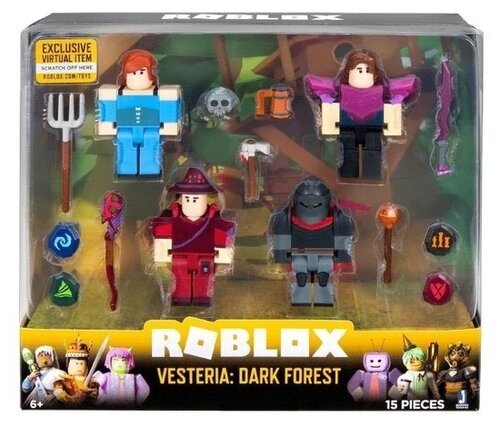 Roblox Фигурки героев Vesteria: Dark Forest 4 шт с аксессуарами