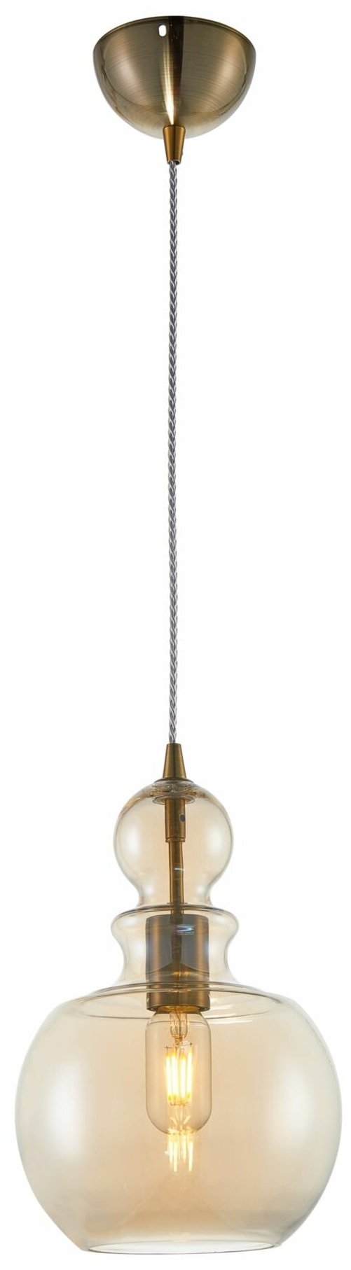 Светильник подвесной Maytoni Tone P003PL-01BZ, E27, кол-во ламп:1шт, Бронза