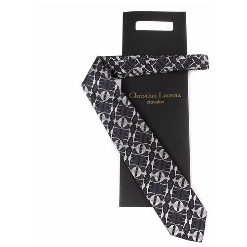 Стильный черный мужской галстук Christian Lacroix 71585