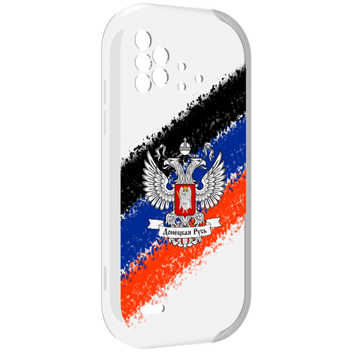 Чехол MyPads герб флаг ДНР для UMIDIGI Bison X10 / X10 Pro задняя-панель-накладка-бампер
