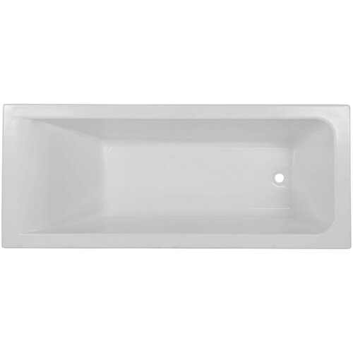 Ванна Aquanet Bright 180x70 00216304, акрил, глянцевое покрытие, белый акриловая ванна акватек вирго vir150 0000038 150x100 l с фронтальным экраном