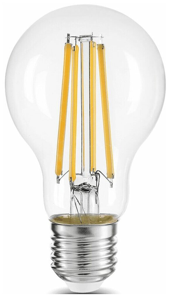 Лампа Gauss Filament А60, 15W, 1450lm, 4100К, Е27, LED, 1/10/40 102902215