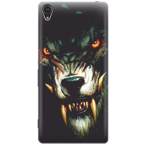 фото Силиконовый чехол на sony xperia z3 / сони иксперия зет 3 с принтом "злой оборотень" gosso