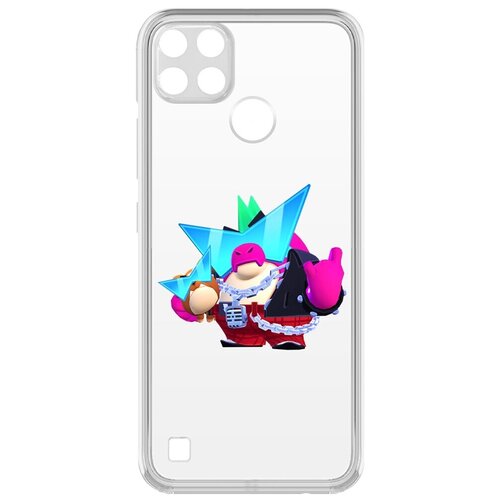 Чехол-накладка Clear Case Brawl Stars-Плохиш Базз для Realme C25Y чехол накладка clear case brawl stars плохиш базз для iphone 11 pro