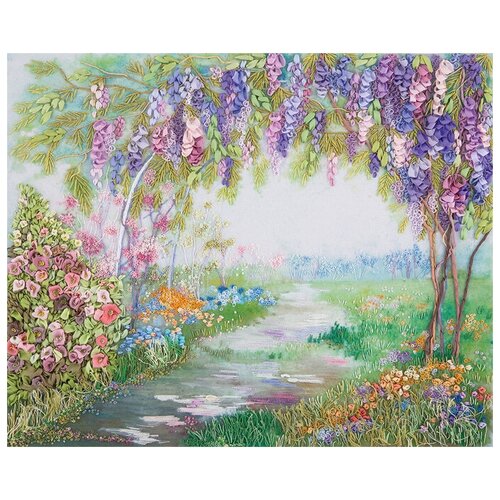 фото Набор для вышивания panna "цветущая глициния", арт. жк-2086, 32х26 см
