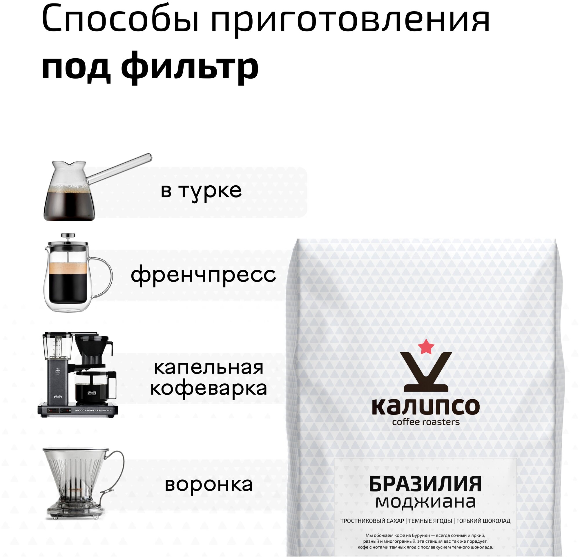 Молотый кофе 1кг Бразилия Фернандо 100%/обжарка в день заказа/Arabica/Италия/арабика - фотография № 3