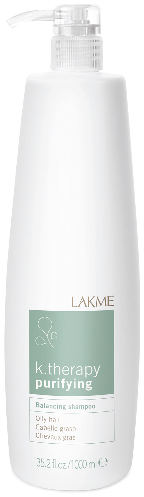 Lakme шампунь K.Therapy Purifying восстанавливающий баланс для жирных волос, 1000 мл