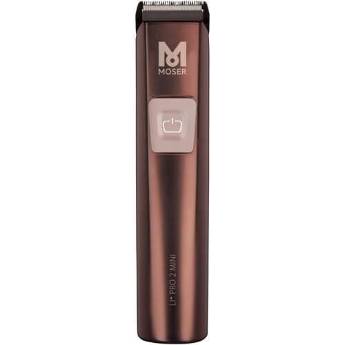 Триммер MOSER 1588-0051 Li+Pro2 Mini, metallic brown машинка для стрижки moser 1411 0051 primat mini