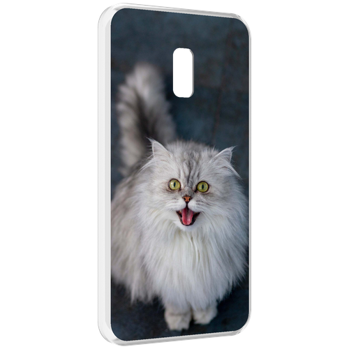 Чехол MyPads порода кошки британская длинная для Meizu 15 задняя-панель-накладка-бампер