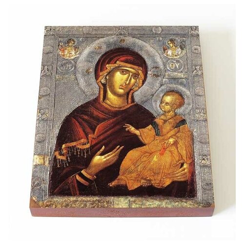 Икона Божией Матери Душеспасительница, Психосострия, доска 13*16,5 см