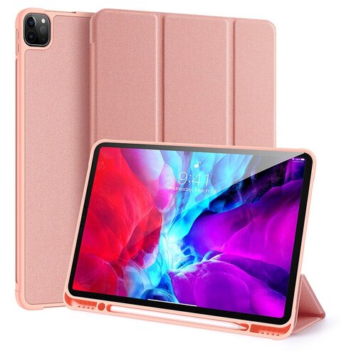 фото Чехол-книжка mypads для apple ipad pro 12.9 2020/ 2021 (mhnf3 /k3 /q3) (mhr83 /43 /e3) (mxfa2,my2j2,mxau2) с функцией засыпания розовое золото