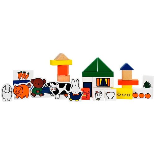 набор для творчества miffy лабиринт с бусинами Развивающая игрушка Totum Ферма (33410), 28 дет.