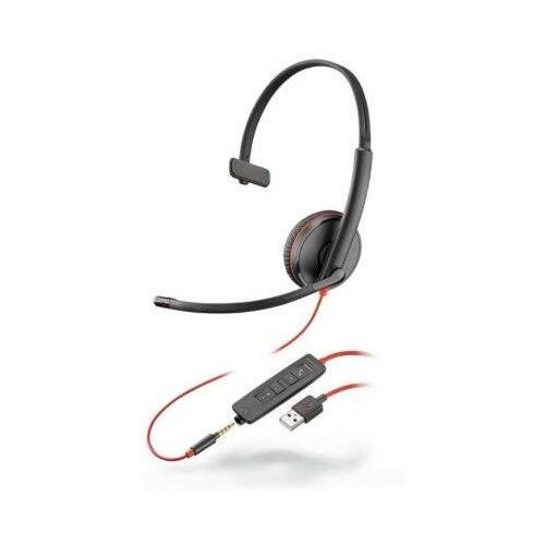 фото Plantronics blackwire c3215-a (209746-201) - проводная гарнитура (jack 3.5/usb-a)